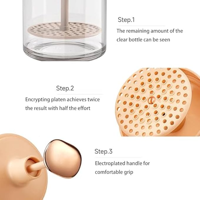 STRBOXONG FOAM MAKER FOR FACE WASH - CLEANSER SAVING TOOL FOR BUBBLE FOR SKIN CARE & FACIAL CLEANSING WASHES(PINK) - Image 4